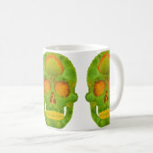 Aspen Leaf Skull 10 Kaffeetasse (VorderseiteRechts)