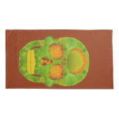 Aspen Leaf Skull 10 Kissenbezug (Rückseite-Links)