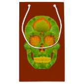 Aspen Leaf Skull 10 Kleine Geschenktüte (Rückseite)