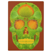 Aspen Leaf Skull 10 Klemmbrett (Rückseite)