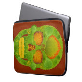 Aspen Leaf Skull 10 Laptopschutzhülle (Vorderseite Links)