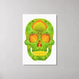 Aspen Leaf Skull 10 Leinwanddruck