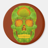 Aspen Leaf Skull 10 Magnet (Vorne)