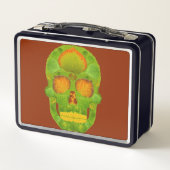 Aspen Leaf Skull 10 Metall Brotdose (Rückseite)