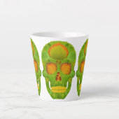 Aspen Leaf Skull 10 Milchtasse (Vorderseite)
