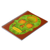 Aspen Leaf Skull 10 Notizblock (Linke Seite)