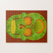 Aspen Leaf Skull 10 Puzzle (Horizontal)