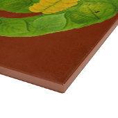 Aspen Leaf Skull 10 Schneidebrett (Ecke)