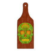 Aspen Leaf Skull 10 Schneidebrett (Vorderseite)