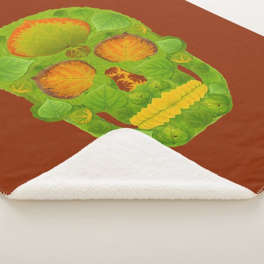 Aspen Leaf Skull 10 Sherpadecke (3/4)