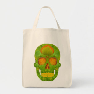 Aspen Leaf Skull 10 Tragetasche