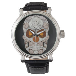 Aspen Leaf Skull 11 Armbanduhr
