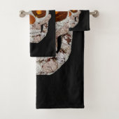 Aspen Leaf Skull 11 Badhandtuch Set (Insitu)