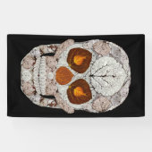 Aspen Leaf Skull 11 Banner (Horizontal)