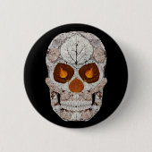 Aspen Leaf Skull 11 Button (Vorderseite)