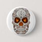 Aspen Leaf Skull 11 Button (Vorderseite)