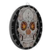 Aspen Leaf Skull 11 Dartscheibe (Vorderseite Links)