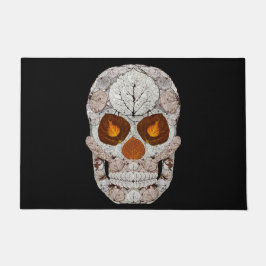 Aspen Leaf Skull 11 Fußmatte