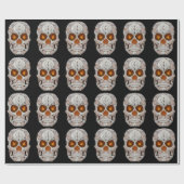 Aspen Leaf Skull 11 Geschenkpapier (Flach)