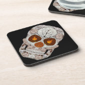 Aspen Leaf Skull 11 Getränkeuntersetzer (Linke Seite)