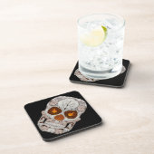 Aspen Leaf Skull 11 Getränkeuntersetzer (Rechte Seite)