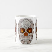 Aspen Leaf Skull 11 Kaffeetasse (Mittel)