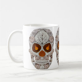 Aspen Leaf Skull 11 Kaffeetasse
