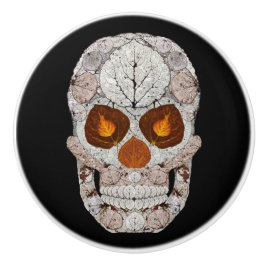 Aspen Leaf Skull 11 Keramikknauf