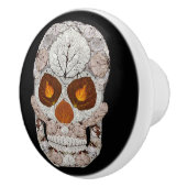 Aspen Leaf Skull 11 Keramikknauf (Rechts)