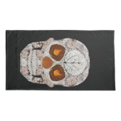 Aspen Leaf Skull 11 Kissenbezug (Rückseite-Links)