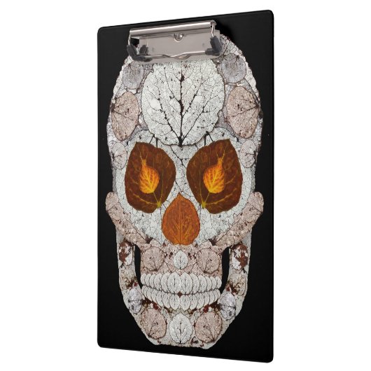 Aspen Leaf Skull 11 Klemmbrett (Links)