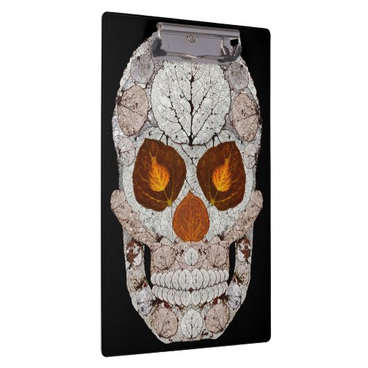 Aspen Leaf Skull 11 Klemmbrett (Rechts)