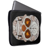 Aspen Leaf Skull 11 Laptopschutzhülle (Vorne Rechts)