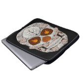 Aspen Leaf Skull 11 Laptopschutzhülle (Vorne Knopf)