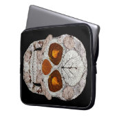 Aspen Leaf Skull 11 Laptopschutzhülle (Vorderseite Links)