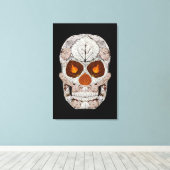 Aspen Leaf Skull 11 Leinwanddruck (Insitu (Holzboden))