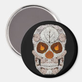 Aspen Leaf Skull 11 Magnet (Vorderseite/Rückseite)