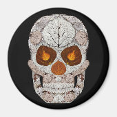 Aspen Leaf Skull 11 Magnet (Vorne)