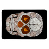 Aspen Leaf Skull 11 Magnet (Horizontal)