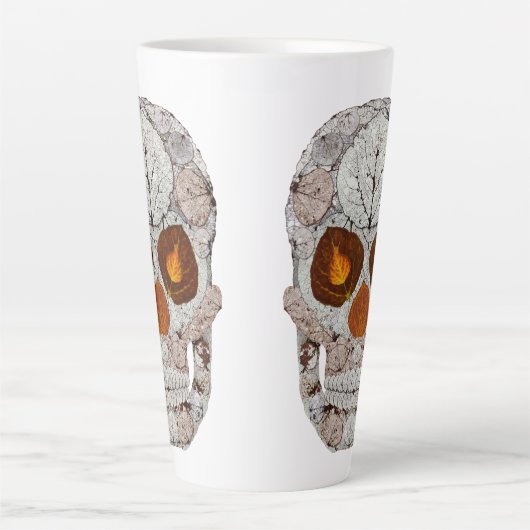 Aspen Leaf Skull 11 Milchtasse (Vorderseite)