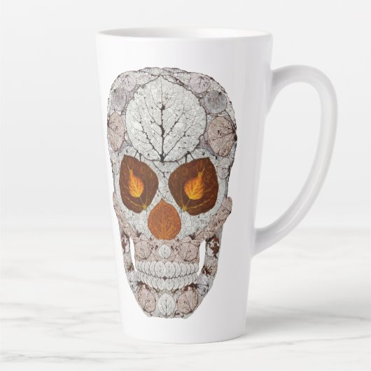 Aspen Leaf Skull 11 Milchtasse (Rechts)