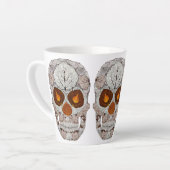 Aspen Leaf Skull 11 Milchtasse (Linke Ecke)