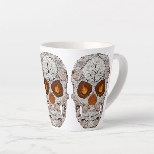 Aspen Leaf Skull 11 Milchtasse (Rechte Ecke)