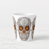Aspen Leaf Skull 11 Milchtasse (Vorderseite)