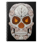 Aspen Leaf Skull 11 Notizblock (Vorderseite)