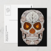Aspen Leaf Skull 11 Postkarte (Vorne/Hinten)