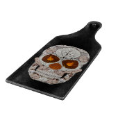 Aspen Leaf Skull 11 Schneidebrett (Ecke)