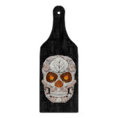 Aspen Leaf Skull 11 Schneidebrett (Vorderseite)