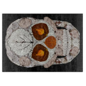 Aspen Leaf Skull 11 Schneidebrett (Vorderseite)