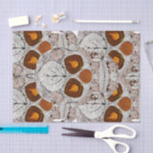 Aspen Leaf Skull 11 Seidenpapier (Handwerk)